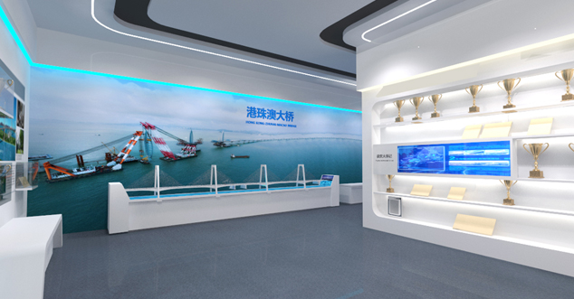 長大企業(yè)館展廳設(shè)計(jì) - 長橋臥波大道通途